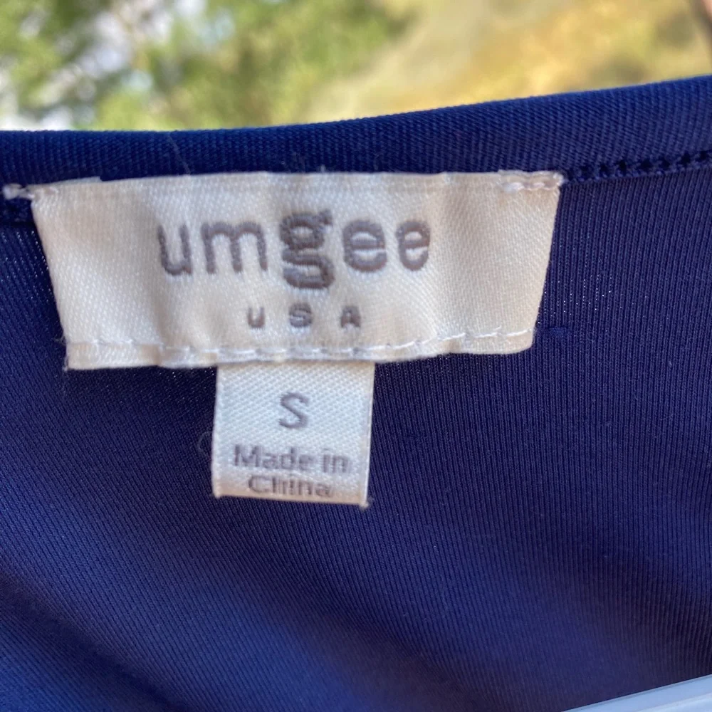 Navy Blue Small Umgee Dress - Picture 2 of 4